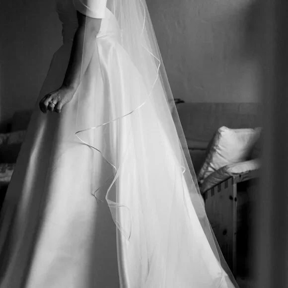 Alyne by Rita Vinieris Mackenzie Satin Wedding Dress - Picture 7 of 7